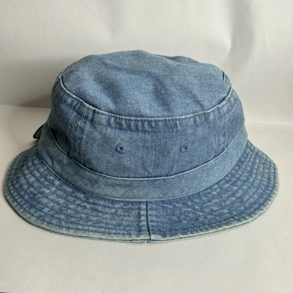 Vintage‎ Adams Kids XL Bucket Hat Denim 1990’s